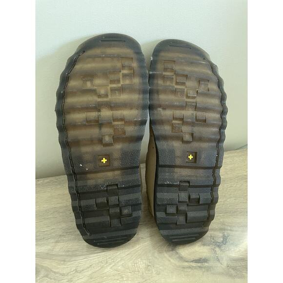 RARE Dr. Martens 8851 Mens size 10 Erica Suede Slip On Loafers Burlap Canvas - Picture 3 of 11
